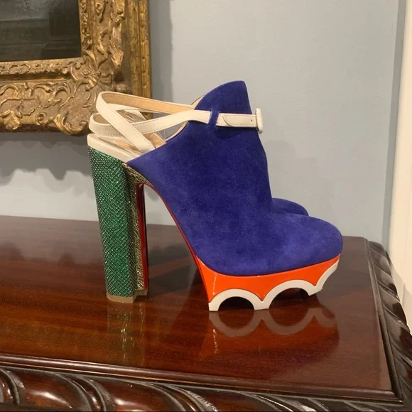 Louboutin Forgeron Mule/Bootie Hybrid size 37.5 - Picture 3 of 6